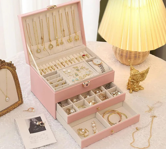 Jewelry Storage Box Three Layer