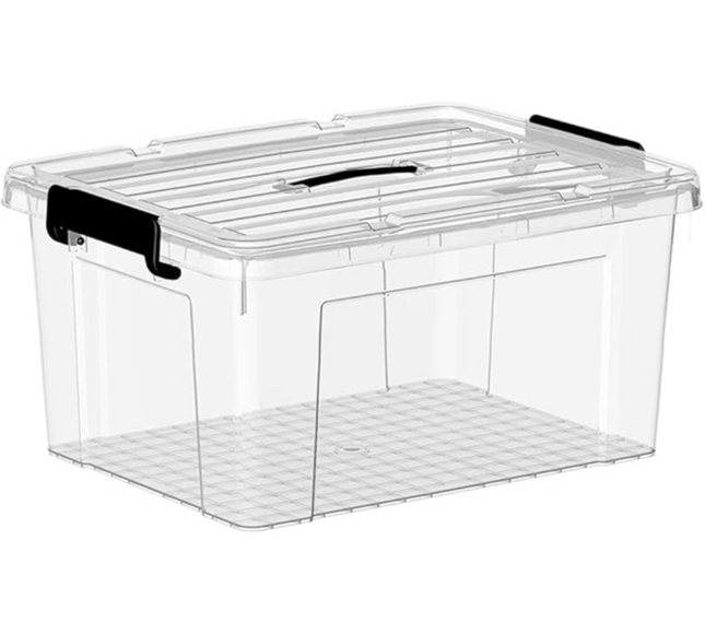Plastic Transparent Storage Box 30L