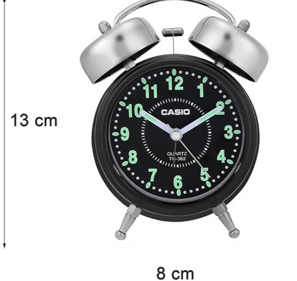 Casio Analog Table Clock Tq-362-1Adf