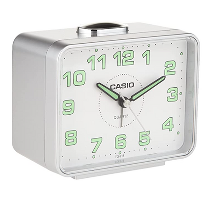 Casio Analog Table Clock Tq-218-8Df Grey