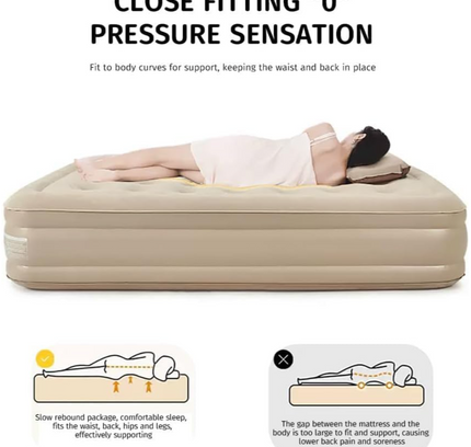 Portable Inflatable Bed Single With Inflating Pump