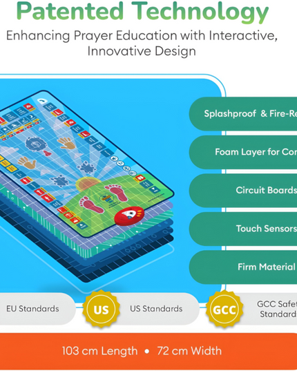 Kids Educational Smart Prayer Mat