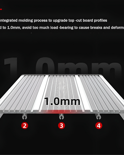 Household Ladder Aluminum Folding 3Step Ladder
