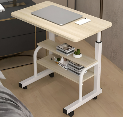 Laptop Stand Wooden Adjustable Shelve