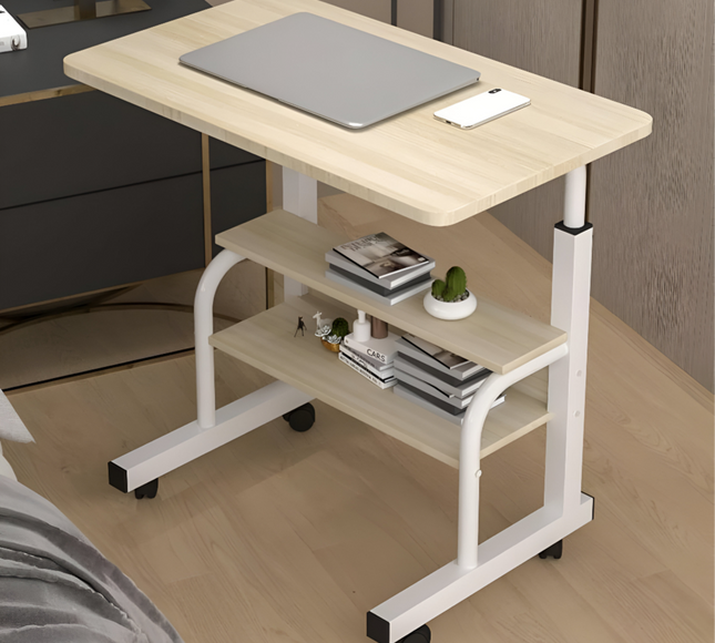 Laptop Stand Wooden Adjustable Shelve
