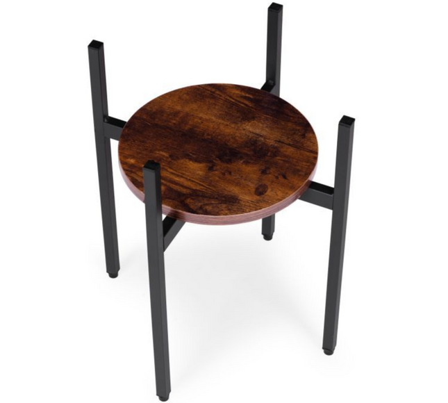 Plant Stand Flower Shelf Round Base
