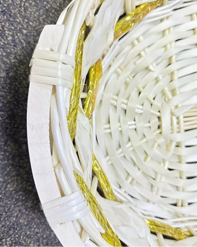 Gift Bamboo Hamper Basket Oval-shape