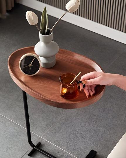 C-Shaped Coffee Table for living Room,bedroom