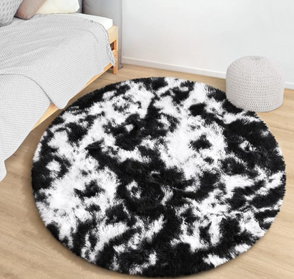 Fluffy Round Rug Floor Carpet