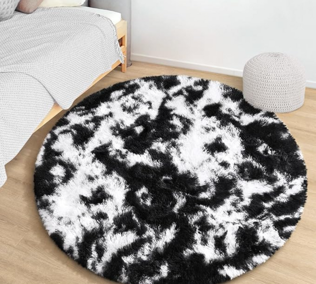 Fluffy Round Rug Floor Carpet