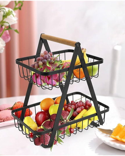 Fruit Basket Metal 2 Tier