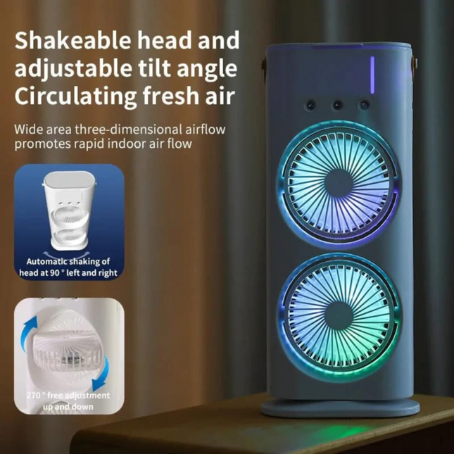 Portable Double Ended Desk Spray Fan