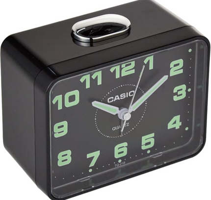 Casio Analog Table Clock Tq-218-1Df Black