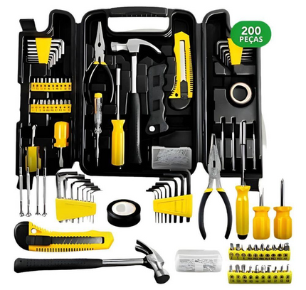 Multifunctional Tool Kit with Case 200 pcs