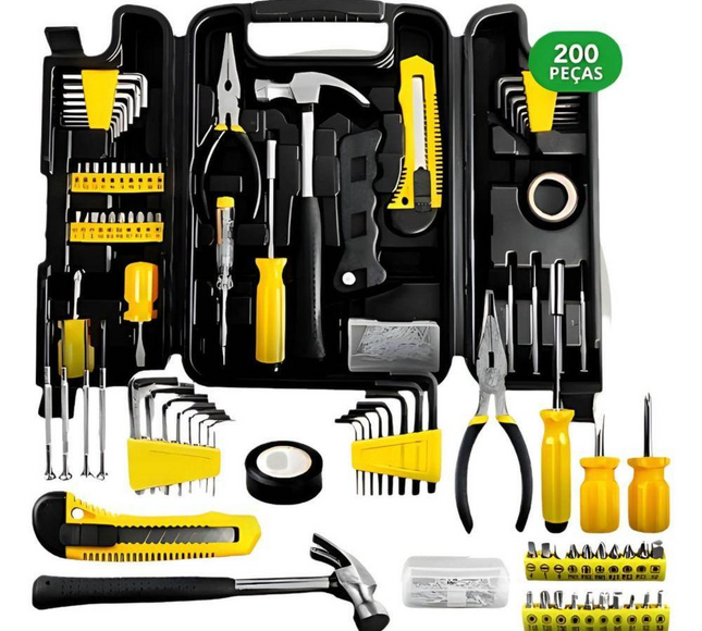 Multifunctional Tool Kit with Case 200 pcs