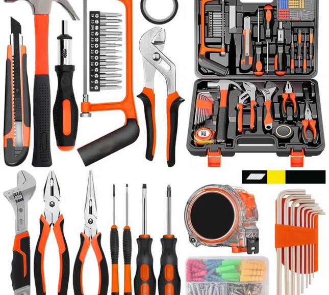 Household Hardware Tool Set Box 46 Pcs