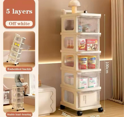 خزانة تخزين بأدراج بلاستيكية