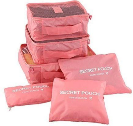 مجموعة حقائب تنظيم الأمتعة للسفر مكونة من 6 قطع