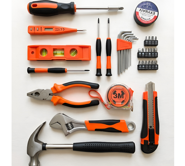 Home Hardware Tool Set Box 30 Pcs