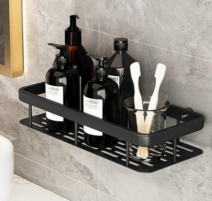Aluminum Wall Mounted Bathroom Shelf
