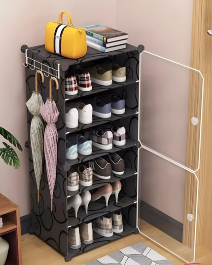Shoe Rack 1 Column 6 Layer 2 Doors