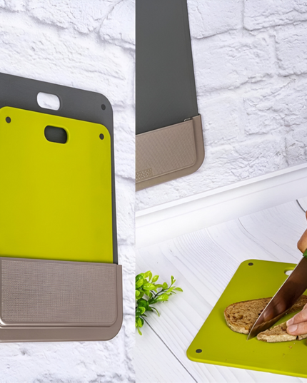 مجموعة ألواح التقطيع مع حقيبة تخزين