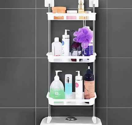 رف المرحاض ذو 3 طبقات