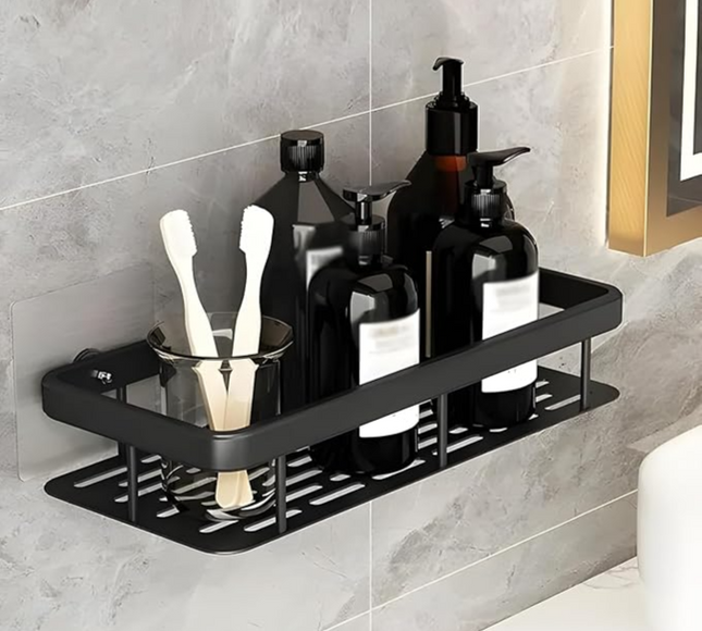 Aluminum Wall Mounted Bathroom Shelf