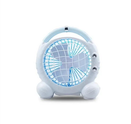 مروحة صغيرة محمولة مع ضوء LED JR-5500