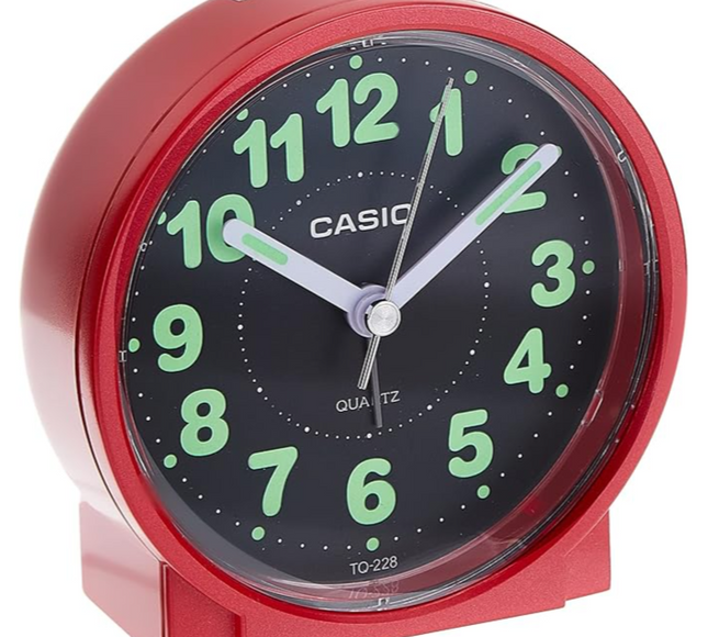 Casio Analog Beep Alarm Table Clock Tq-228-4Df