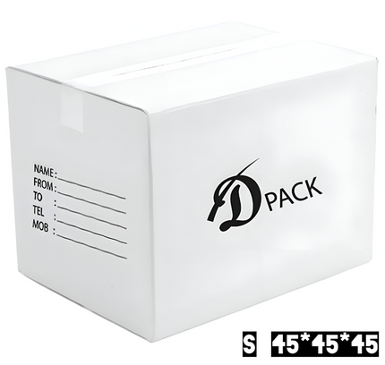 كرتون شحن كرتون تغليف أبيض متوسط