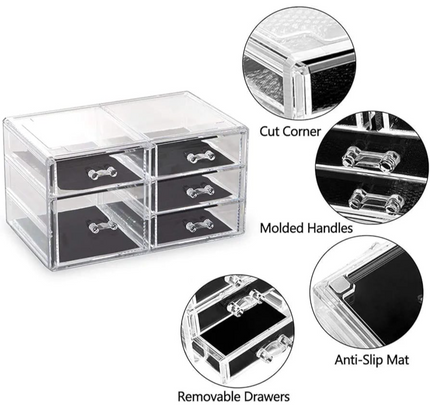 Cosmetic Storage Box 5 Drawers
