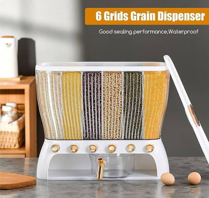 موزع حبوب بستة شبكات