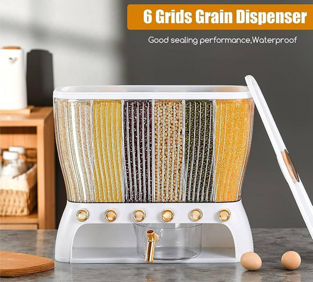 موزع حبوب بستة شبكات