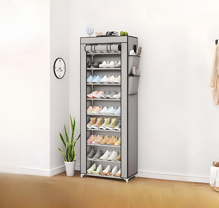 رف أحذية بسحاب 10 طبقات