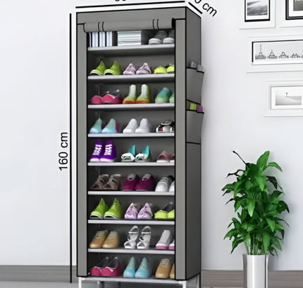 رف أحذية بسحاب 10 طبقات