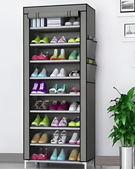 Zipper Shoe Rack 10 Layer