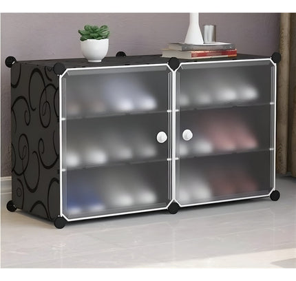 Shoe Rack 2 Column 3 Layer 2 Doors