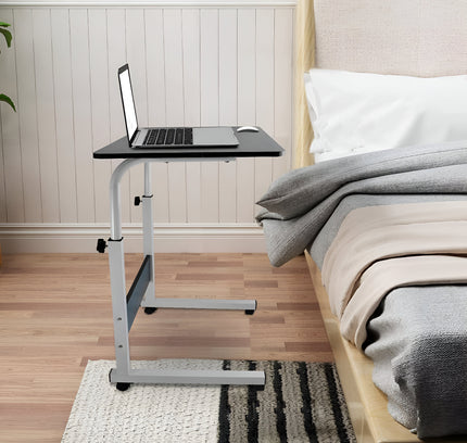 حامل كمبيوتر محمول خشبي قابل للتعديل