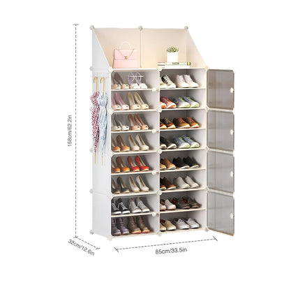 رف أحذية 2 عمود 9 طبقات 8 أبواب