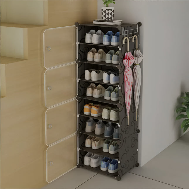 Shoe Rack 1 Column 8 Layer 4 Doors