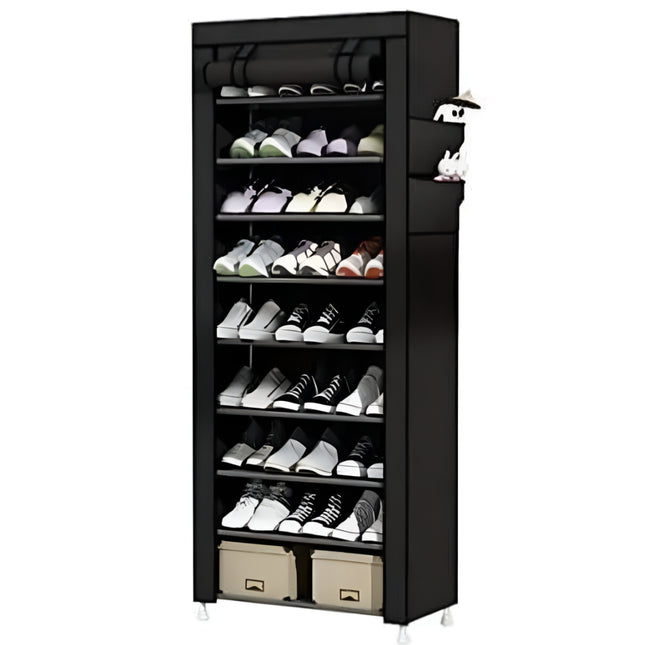 Zipper Shoe Rack 10 Layer