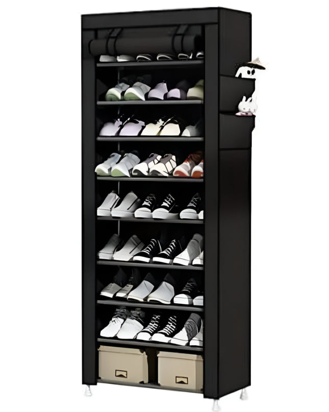 Zipper Shoe Rack 10 Layer