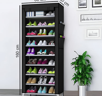 رف أحذية بسحاب 10 طبقات