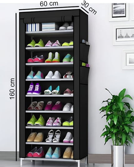 Zipper Shoe Rack 10 Layer