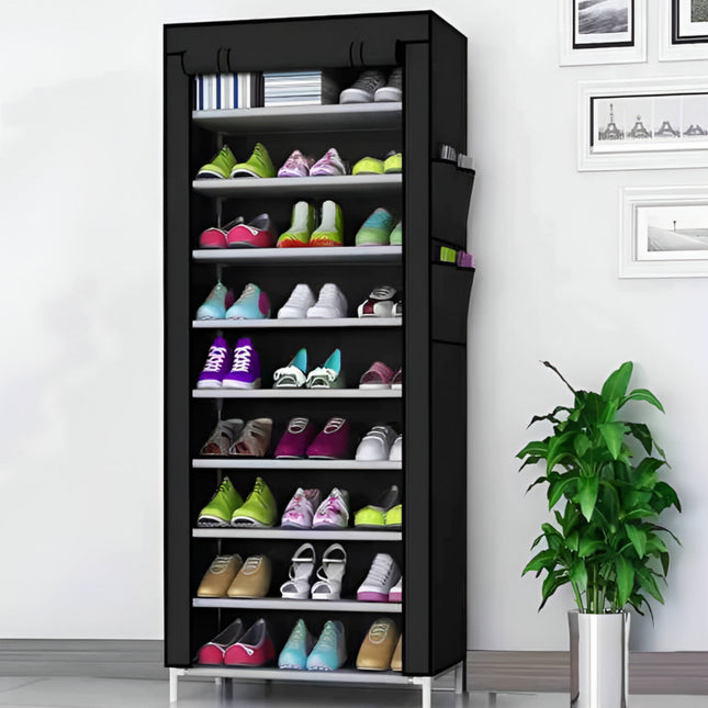 Zipper Shoe Rack 10 Layer