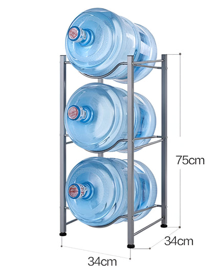 رف زجاجات المياه ذو 3 طبقات