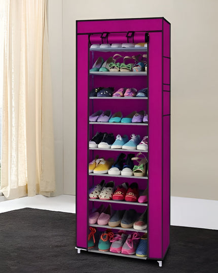 Zipper Shoe Rack 10 Layer