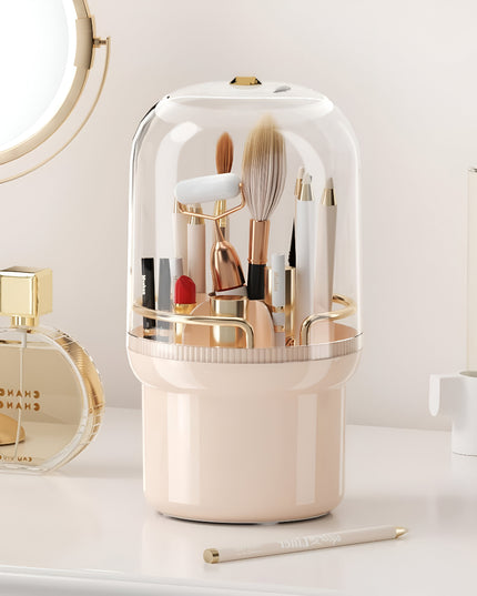 Makeup Brush Holder Organizer with Lid Dustproof