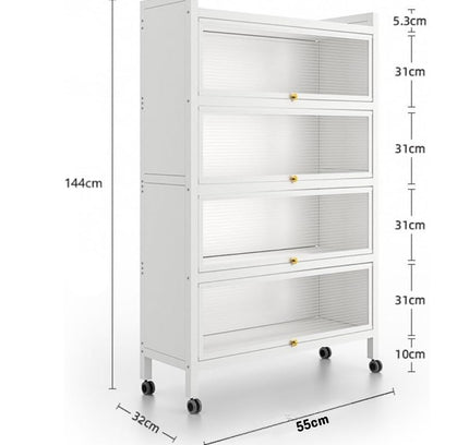 خزانة تخزين متعددة الوظائف مكونة من 4 طبقات